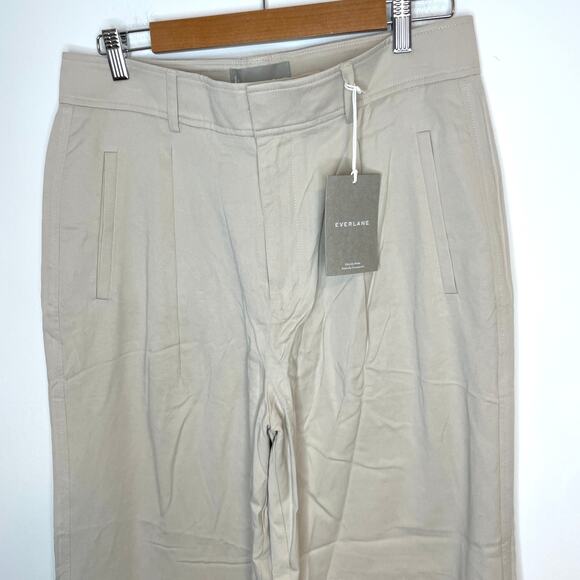 Everlane The Way-High Drape Pant In Sandstone Size 12 Short New - Picture 5 of 14